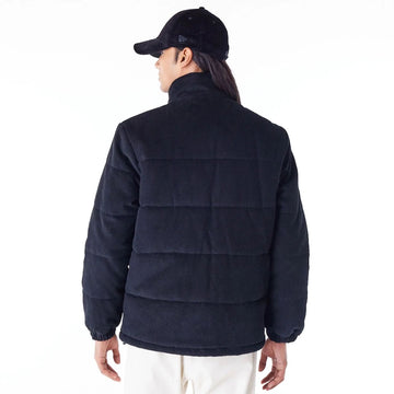 New York Yankees MLB Black Cord Puffer Jacket