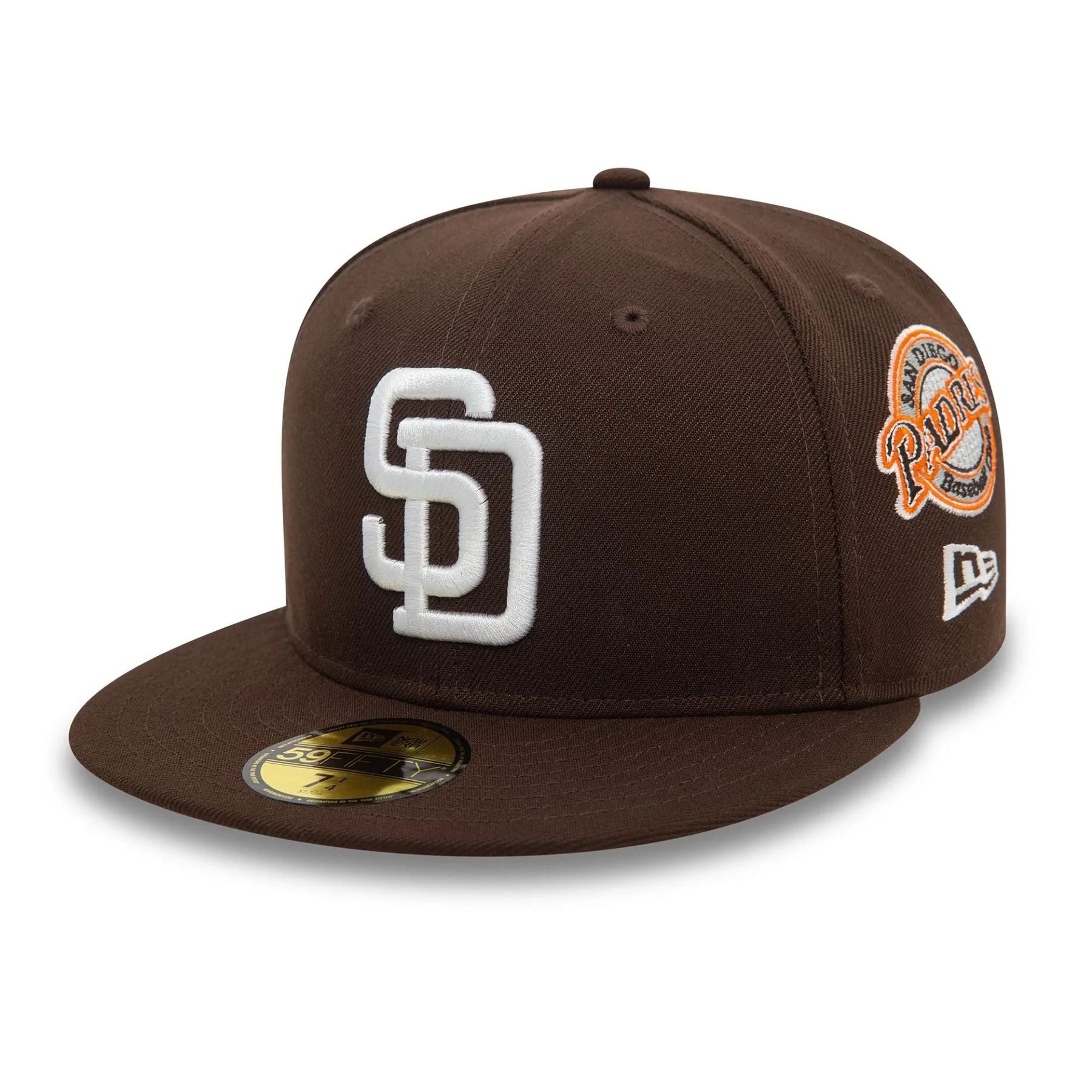 59FIFTY San Diego Padres MLB Cooperstown Patch Dark Brown  Fitted Cap