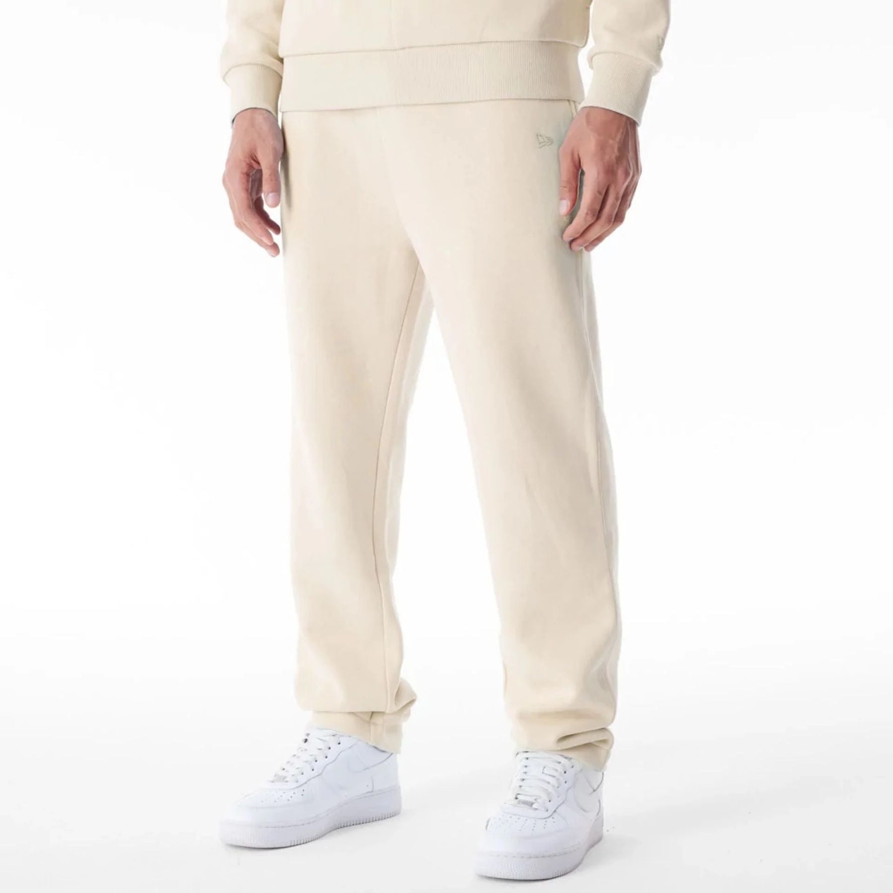 New Era Cream Straight Leg Joggers